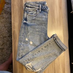 Hidden cropped denim from Vici dolls..